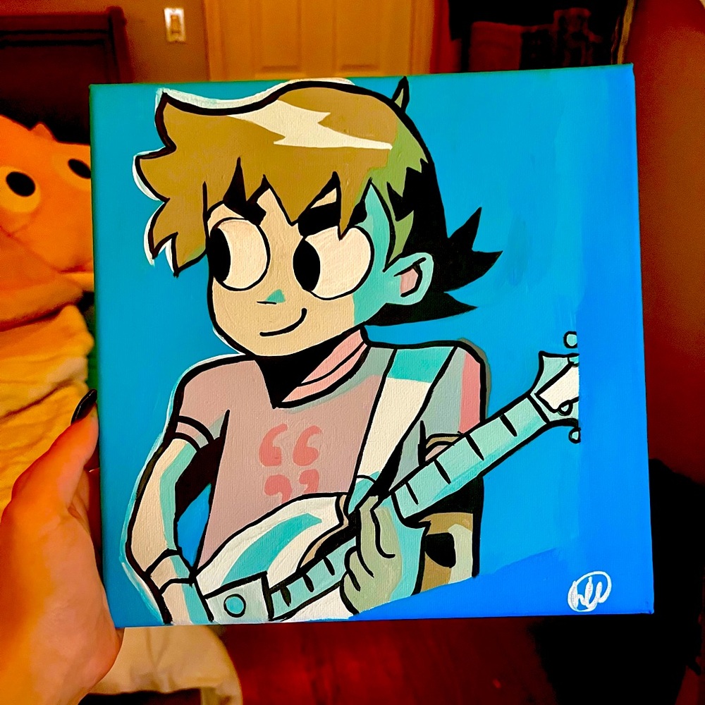 Scott pilgrim animated series painting